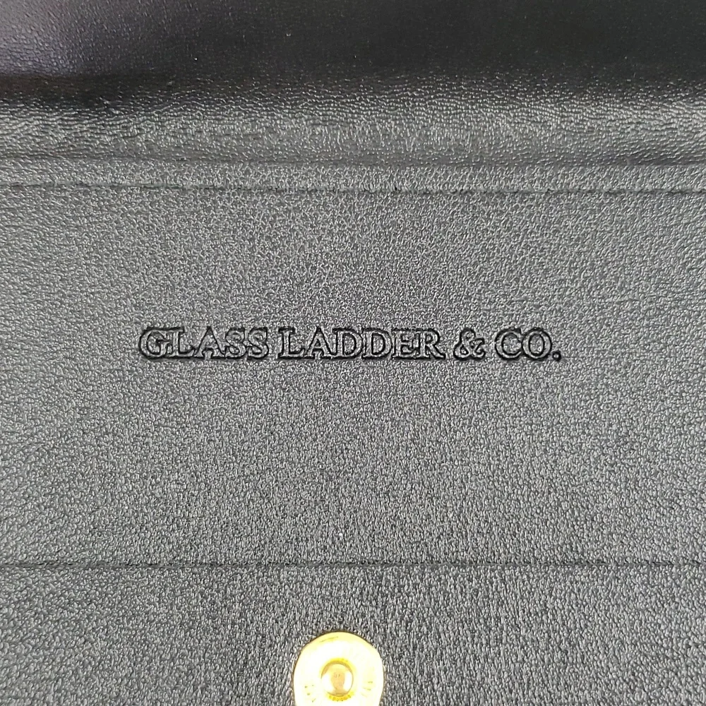Glass Ladder & Co. Megan Portfolio Organizer Clutch in Black